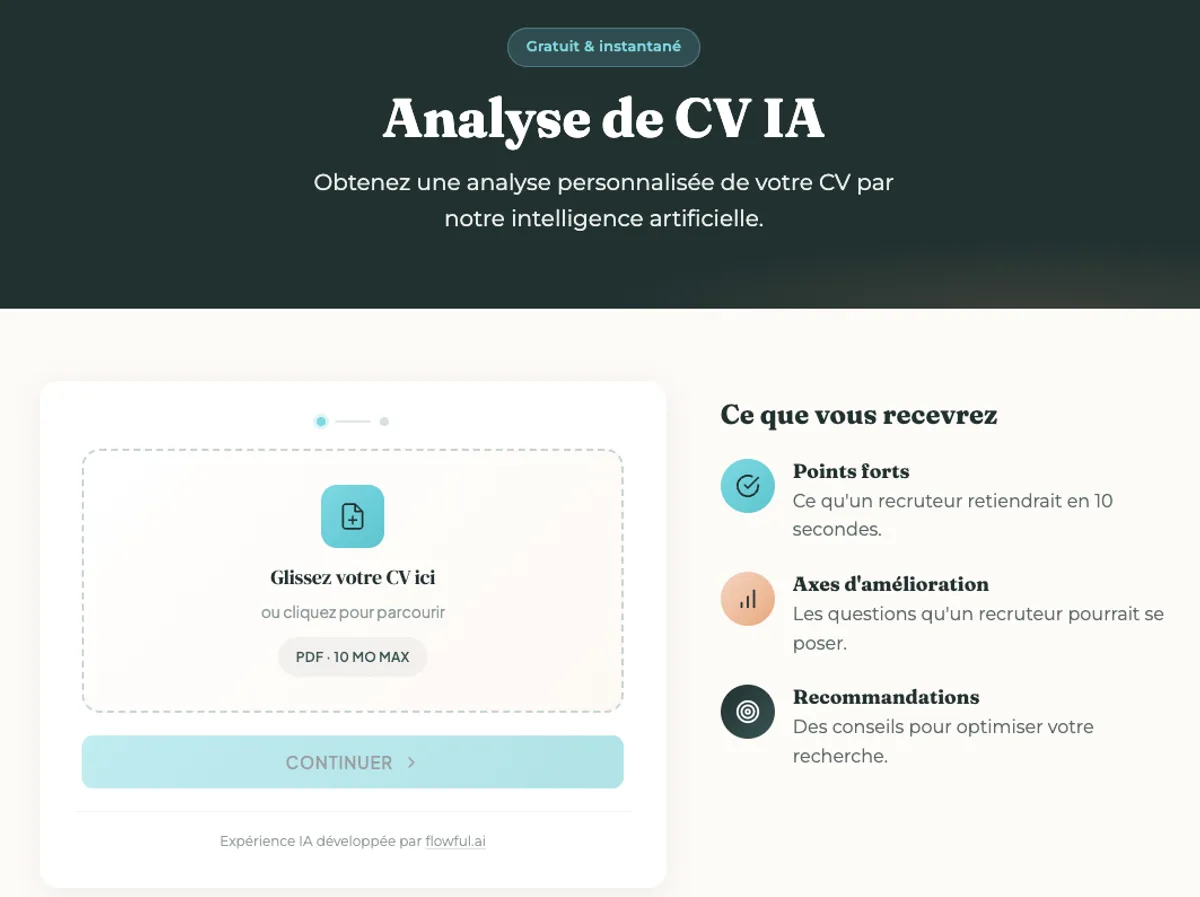 CTC: AI Resume Analysis & Professional Website - Image 2