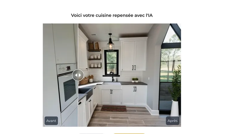 AI-powered kitchen redesign lead magnet