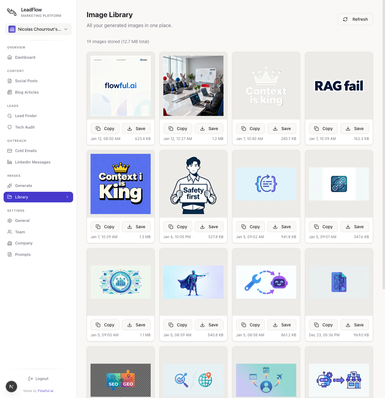 LeadFlow - Image Library
