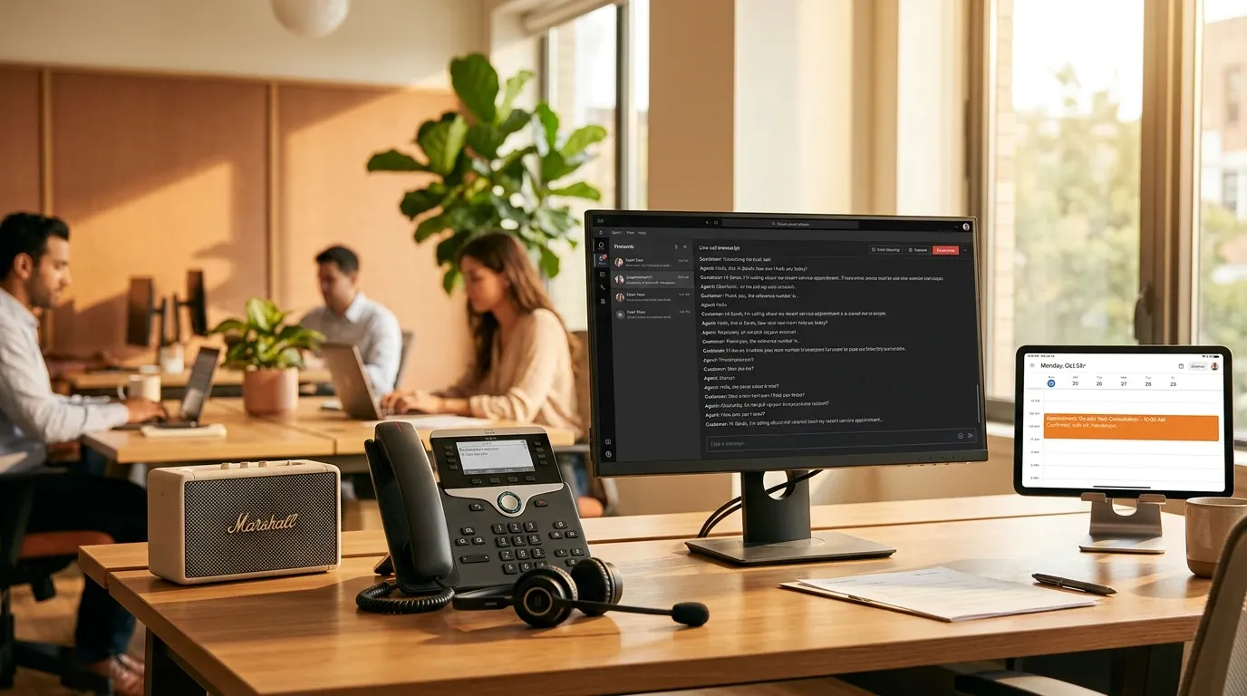 How an AI Voice Agent Works - routing calls to emergency, simple requests, complex questions, and blocking sales calls