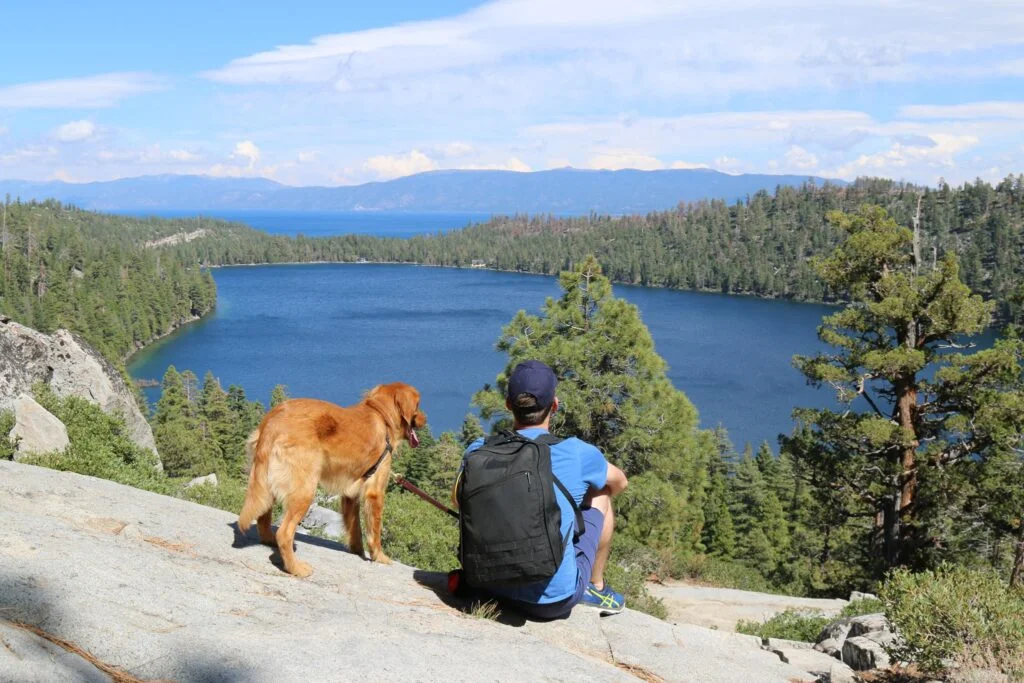 Lake Tahoe with Cooper